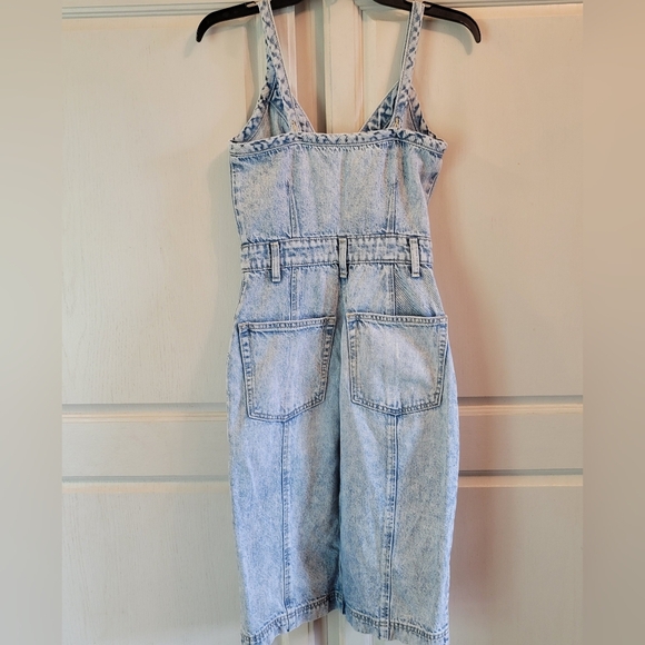 Etica Rue Denim Utility Midi Dress - Picture 4 of 9